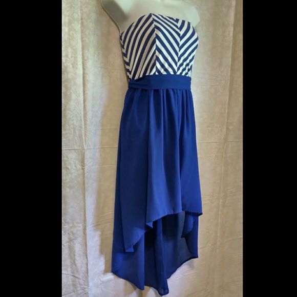 Iris Los Angeles Dresses & Skirts - Iris Los Angeles Tube Dress Sheer high-low chevron